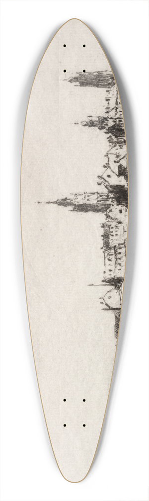 Arthur John Trevor Briscoe - Dunkerque 39.3 inch art pintail longboard deck