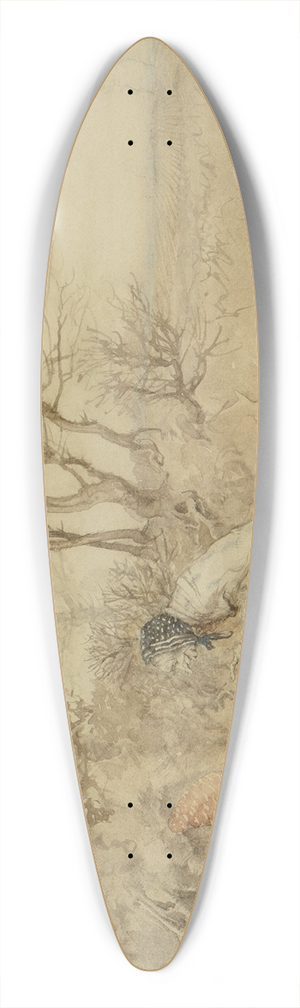 Arthur Rackham - A Wayside Chat 39.3 inch art pintail longboard deck
