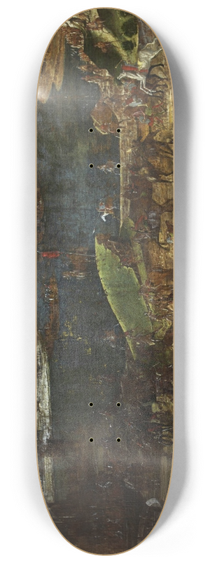 Bernardo Parentino - Battle Scene 8.25 inch art skate deck