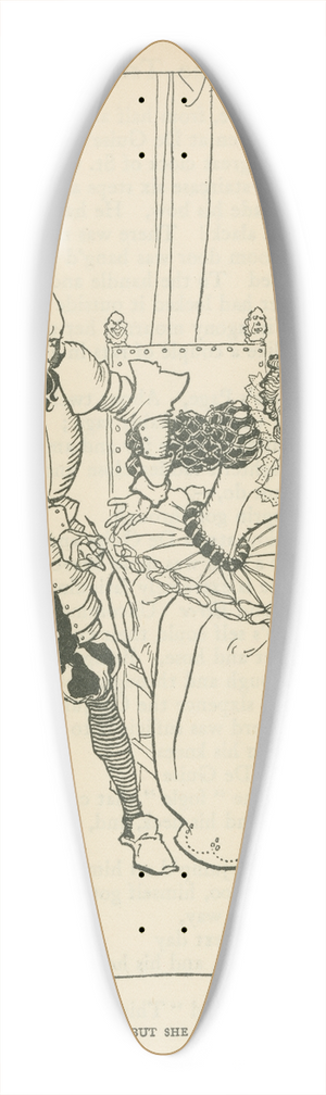 Arthur Rackham - She did not mind death, but she could not stand pinching. 39.3 inch art pintail longboard deck