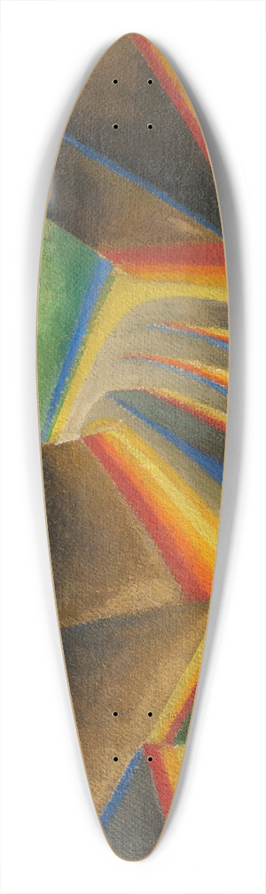 Arthur Segal - Bahndamm 39.3 inch art pintail longboard deck