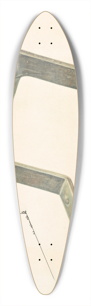 Arthur Stewart - Amana Shoe Scraper 39.3 inch art pintail longboard deck