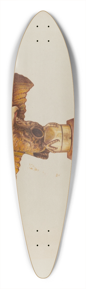 Arthur Stewart - Flag Pole Holder 39.3 inch art pintail longboard deck