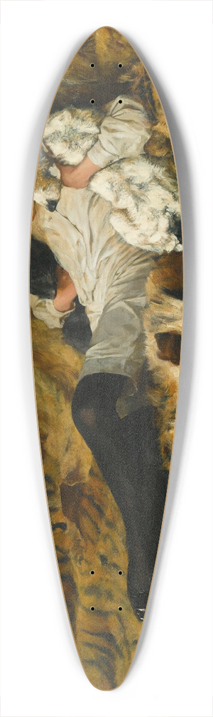 Arthur Wardle - Indolence 39.3 inch art pintail longboard deck