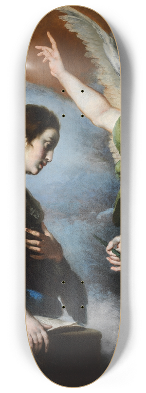 Bernardo Strozzi - The Annunciation 8.25 inch art skate deck