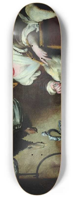 Bernardo Strozzi - The Cook 8.25 inch art skate deck Bernardo Strozzi - The Cook 8.25 inch art skate deck
