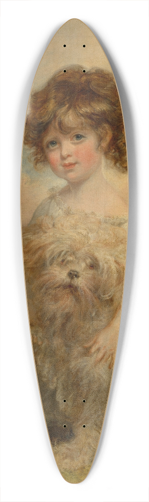 Arthur William Devis - Portrait of Miss Hetty Goldsmid (1798-1816) 39.3 inch art pintail longboard deck