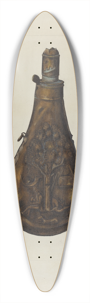 A.R. Tolman - Powder Flask 39.3 inch art pintail longboard deck