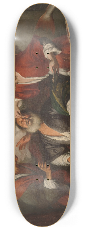 Bernardo Strozzi - Tobias Curing His Fathers Blindness 8.25 inch art skate deck