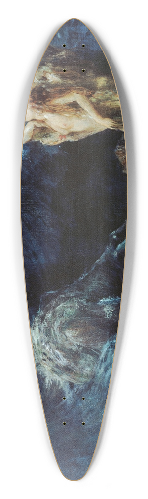 Ary Ernest Renan - Scylla and Charybdis 39.3 inch art pintail longboard deck