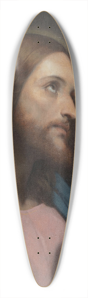 Ary Scheffer - Head of Christ 39.3 inch art pintail longboard deck