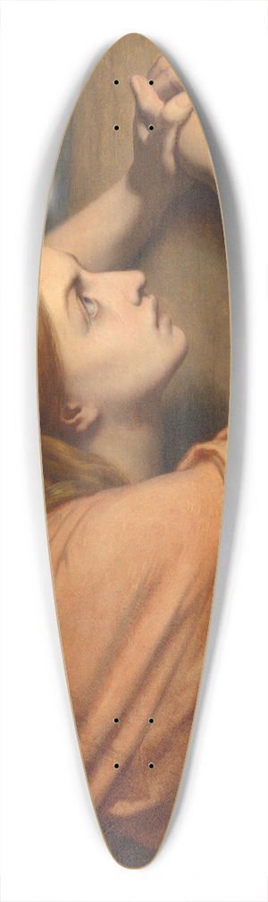 Ary Scheffer - Mary Magdalene At The Foot Of The Cross 39.3 inch art pintail longboard deck