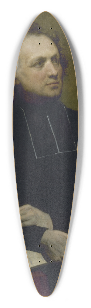 Ary Scheffer - Portrait of Father Gaspard Deguerry 39.3 inch art pintail longboard deck
