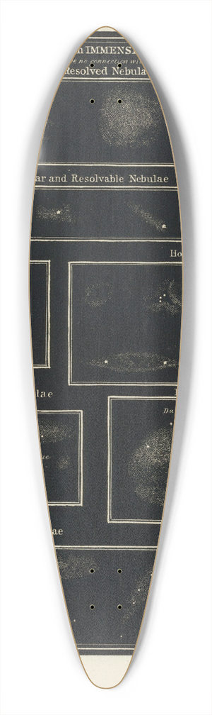 Asa Smith - Nebulae 39.3 inch art pintail longboard deck
