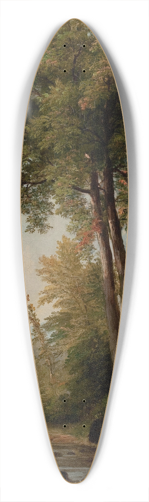 Asher Brown Durand - A Natural Monarch 39.3 inch art pintail longboard deck