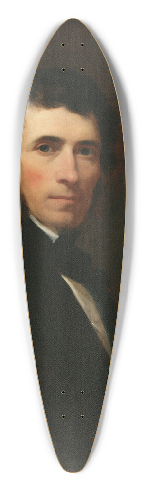 Asher Brown Durand - Self-portrait 39.3 inch art pintail longboard deck