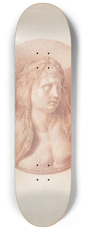 Bernard Picart - Presumed Portrait of Alexander the Great 8.25 inch art skate deck