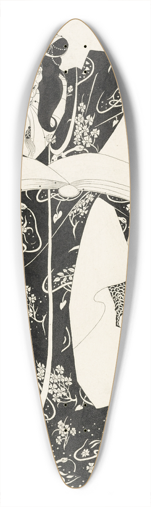 Aubrey Vincent Beardsley - Virgilius the Sorcerer 39.3 inch art pintail longboard deck