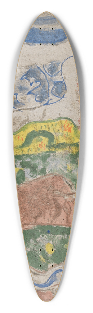 August Babberger - Landschaft 39.3 inch art pintail longboard deck