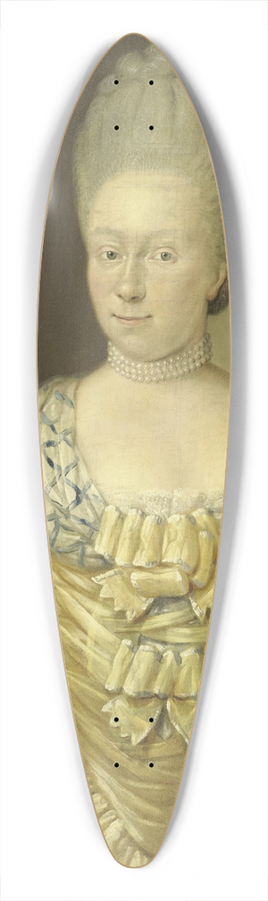 August Christian Hauck - Adriana Johanna van Heusden, Wife of Johan Arnold Zoutman 39.3 inch art pintail longboard deck