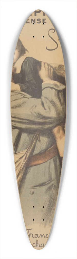 Auguste Leroux - 3e Emprunt de la Dfense Nationale 39.3 inch art pintail longboard deck