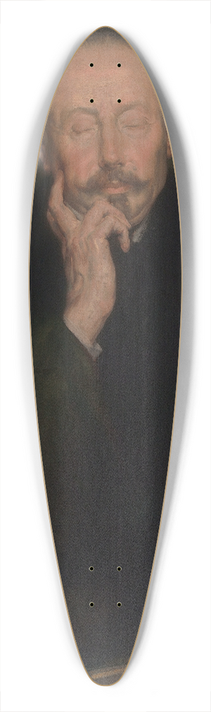 Auguste Levque - Edmond Picard 39.3 inch art pintail longboard deck