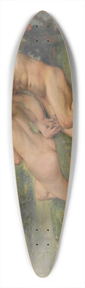 Auguste Levque - Love Hymn 39.3 inch art pintail longboard deck