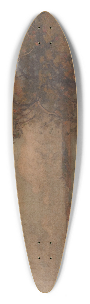 Auguste Louis Lepre - Au bord de la mer 39.3 inch art pintail longboard deck Auguste Louis Lepre - Au bord de la mer 39.3 inch art pintail longboard deck
