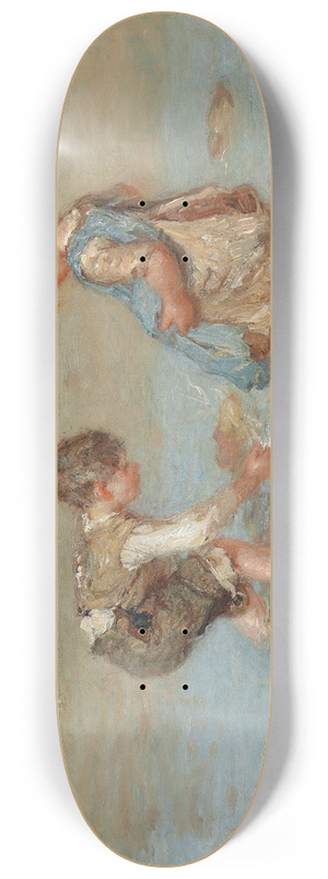 Bernardus Johannes Blommers - A day at the beach 8.25 inch art skate deck Bernardus Johannes Blommers - A day at the beach 8.25 inch art skate deck