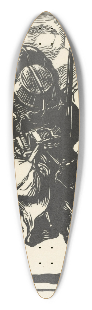 Auguste Louis Lepre - Le Concentration (The Concentration of Troops) 39.3 inch art pintail longboard deck