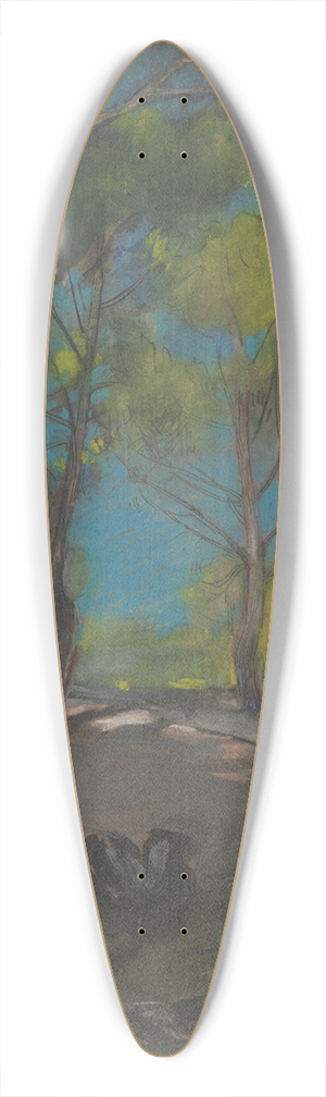 Auguste Louis Lepre - Lotz 39.3 inch art pintail longboard deck