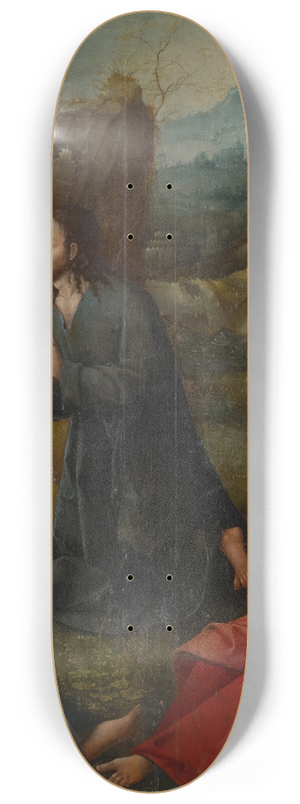 Bernard van Orley - Christ on the Mount of Olives 8.25 inch art skate deck