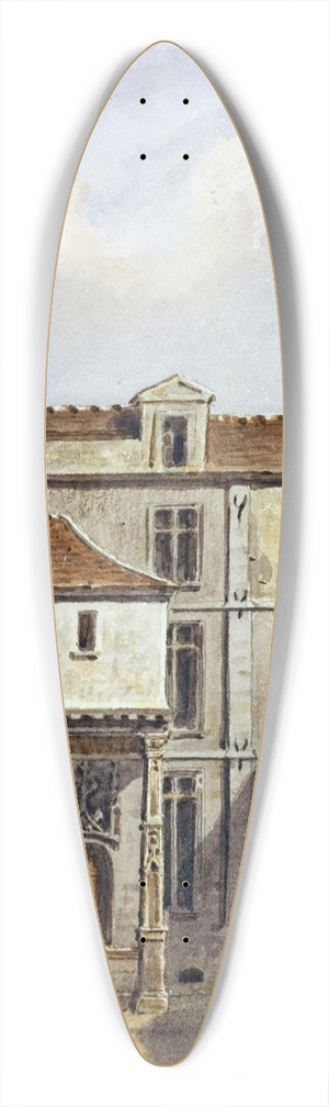 Auguste-Sbastien Bnard - Maison dite de Saint-Louis, rue des marmousets (Saint Marcel). 39.3 inch art pintail longboard deck Auguste-Sbastien Bnard - Maison dite de Saint-Louis, rue des marmousets (Saint Marcel). 39.3 inch art pintail longboard deck