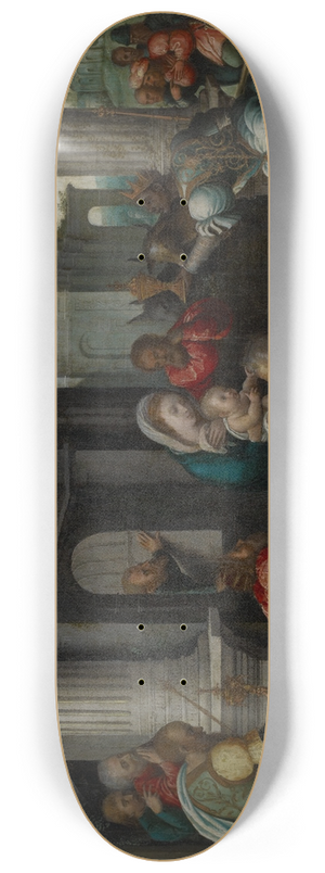 Bernard van Orley - The Adoration of theMagi 8.25 inch art skate deck Bernard van Orley - The Adoration of theMagi 8.25 inch art skate deck