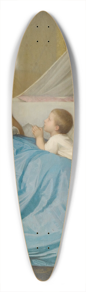 Auguste Toulmouche - La Prire 39.3 inch art pintail longboard deck