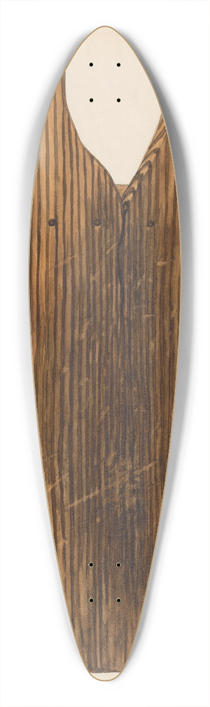 Augustine Haugland - Bootjack 39.3 inch art pintail longboard deck