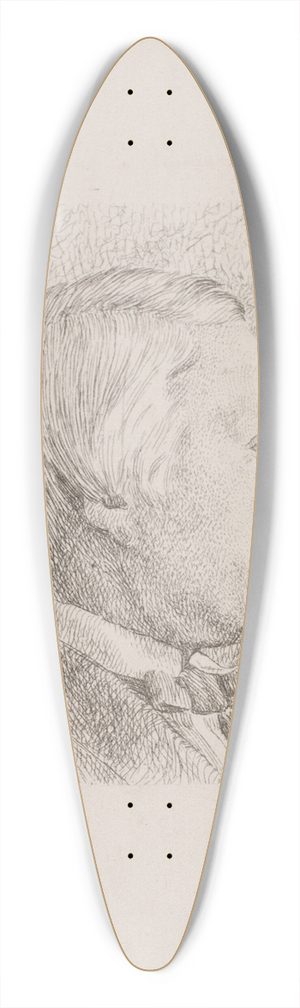 August Jerndorff - Fuldmgtig Anton LV Petersen 39.3 inch art pintail longboard deck