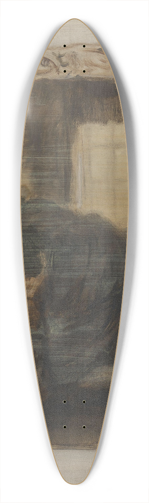 August Jerndorff - Og dybere bjede Heksen sig ned over den hvide hals 39.3 inch art pintail longboard deck