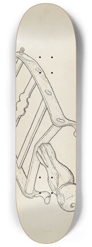 Bernard Westmacott - Flatiron Holder 8.25 inch art skate deck