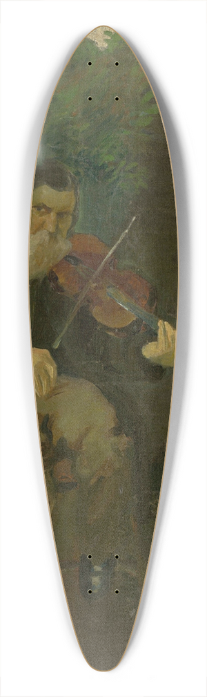 August Macke - Der alte Geiger 39.3 inch art pintail longboard deck