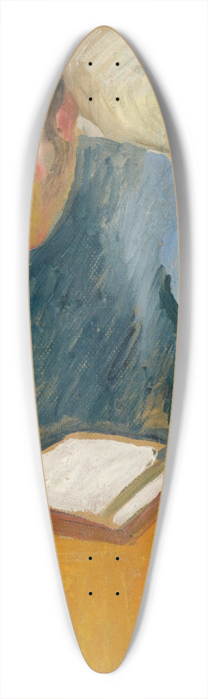 August Macke - Portrt Helmuth Macke 39.3 inch art pintail longboard deck