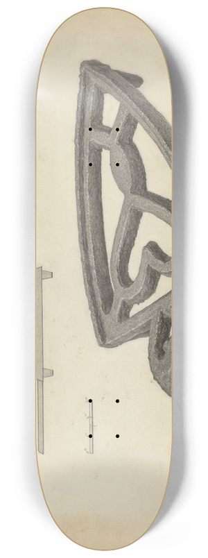 Bernard Westmacott - Trivet 8.25 inch art skate deck