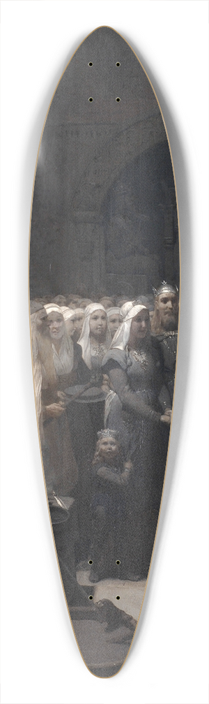 August Malmstrm - Reconciliation 39.3 inch art pintail longboard deck