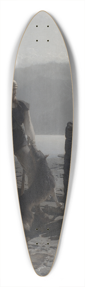 August Malmstrm - Return of Frithiof 39.3 inch art pintail longboard deck