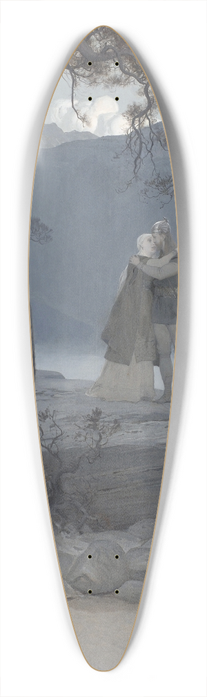 August Malmstrm - The Farewell 39.3 inch art pintail longboard deck