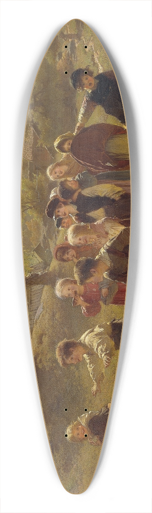 August Malmstrm - The Game 39.3 inch art pintail longboard deck