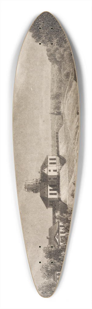 August Matthias Hagen - Tartu thetorn 39.3 inch art pintail longboard deck