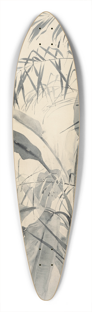 Augusto Giacometti - Pflanzenstudie 39.3 inch art pintail longboard deck Augusto Giacometti - Pflanzenstudie 39.3 inch art pintail longboard deck