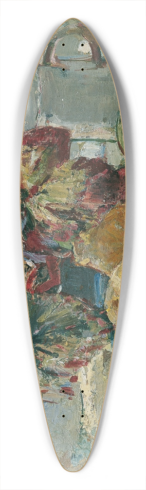 August Rieger - Stillleben 39.3 inch art pintail longboard deck