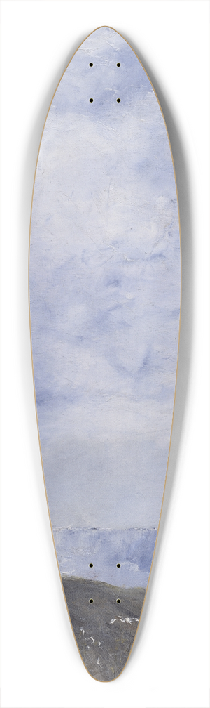 August Strindberg - Coastal Landscape 39.3 inch art pintail longboard deck